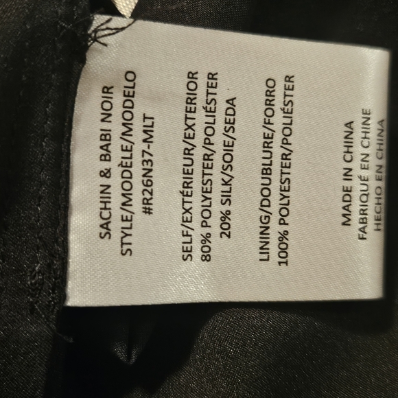 Sachin and Babi Noir Kia iridescent High-Low Gown - Picture 12 of 16